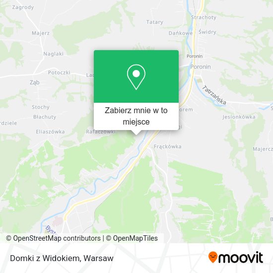 Mapa Domki z Widokiem