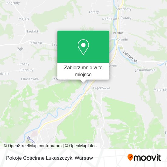 Mapa Pokoje Gościnne Lukaszczyk