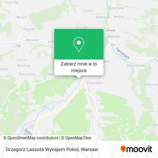 Mapa Grzegorz Lassota Wynajem Pokoi