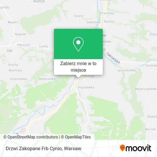 Mapa Drzwi Zakopane Frb Cynio