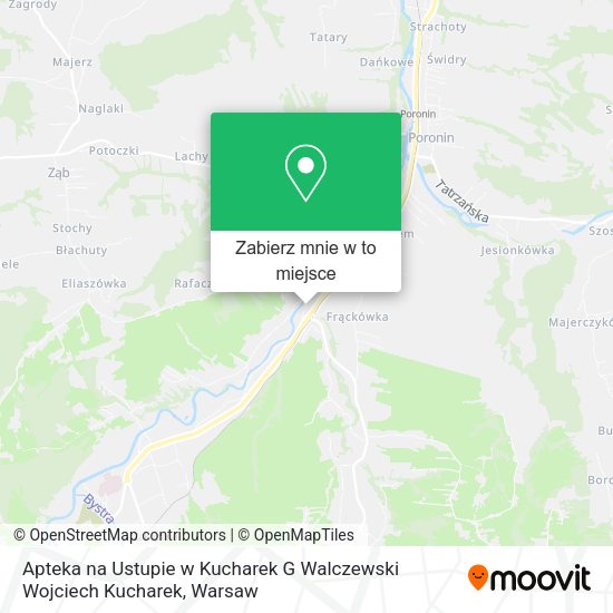 Mapa Apteka na Ustupie w Kucharek G Walczewski Wojciech Kucharek