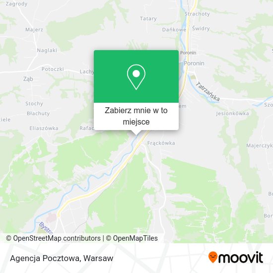 Mapa Agencja Pocztowa