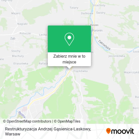 Mapa Restrukturyzacja Andrzej Gąsienica-Laskowy