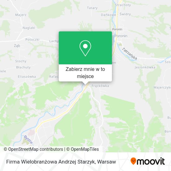 Mapa Firma Wielobranżowa Andrzej Starzyk