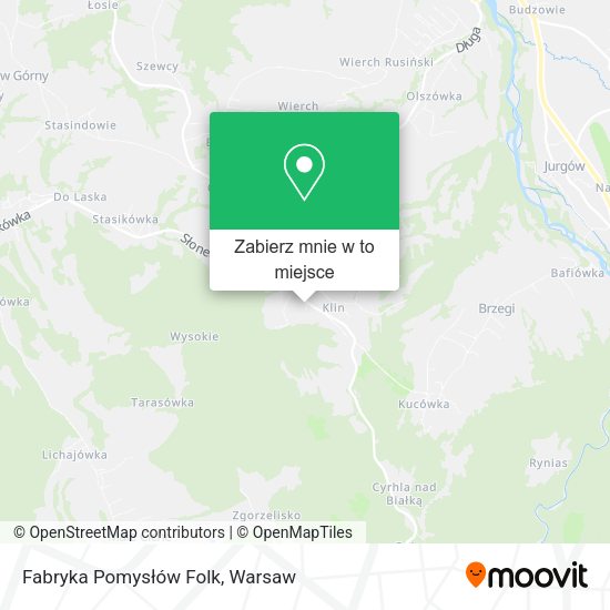 Mapa Fabryka Pomysłów Folk