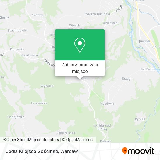 Mapa Jedla Miejsce Gościnne