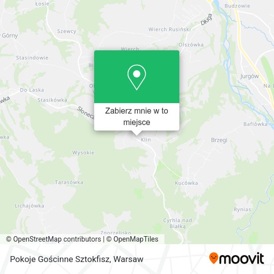 Mapa Pokoje Gościnne Sztokfisz