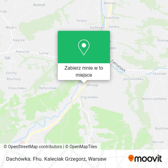 Mapa Dachówka. Fhu. Kaleciak Grzegorz