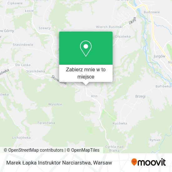 Mapa Marek Łapka Instruktor Narciarstwa