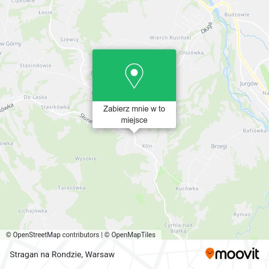 Mapa Stragan na Rondzie