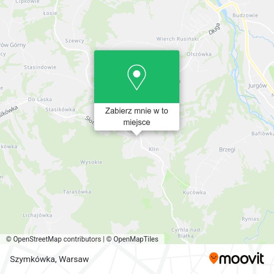 Mapa Szymkówka