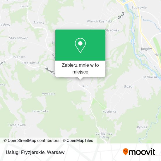 Mapa Usługi Fryzjerskie