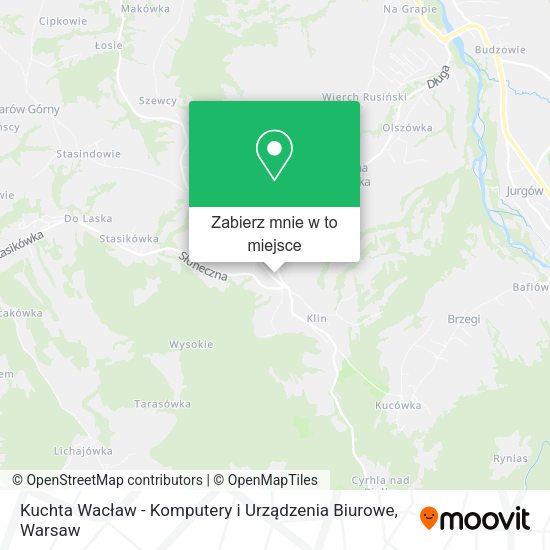 Mapa Kuchta Wacław - Komputery i Urządzenia Biurowe