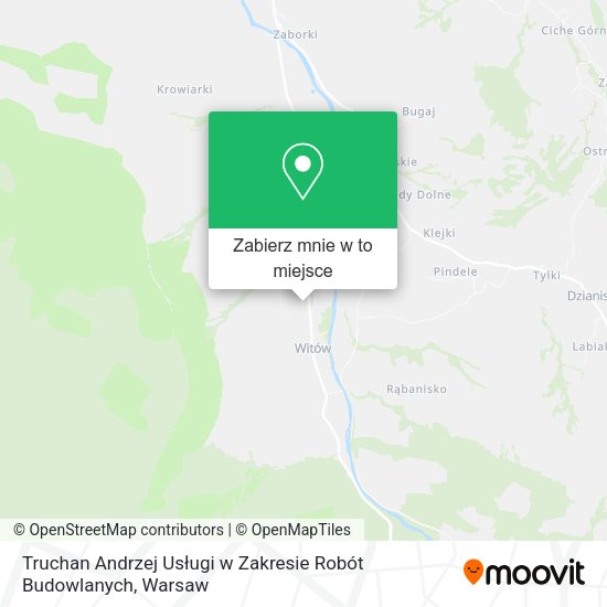 Mapa Truchan Andrzej Usługi w Zakresie Robót Budowlanych