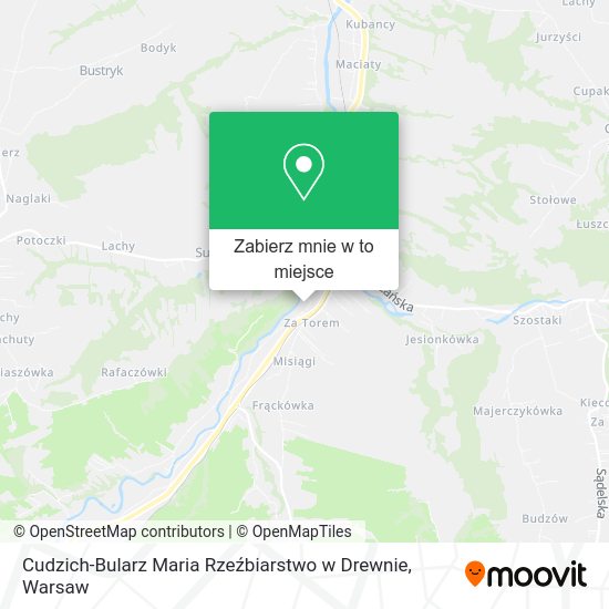 Mapa Cudzich-Bularz Maria Rzeźbiarstwo w Drewnie