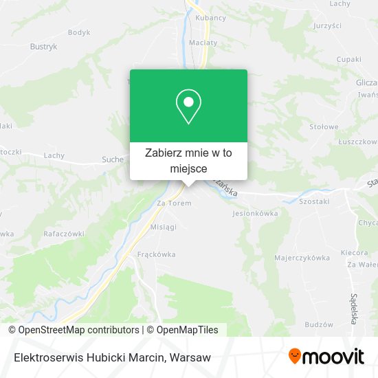 Mapa Elektroserwis Hubicki Marcin