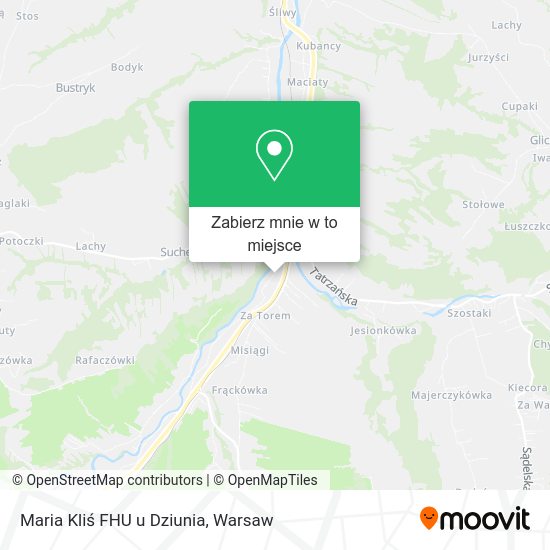 Mapa Maria Kliś FHU u Dziunia