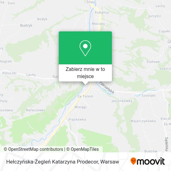 Mapa Hełczyńska-Żegleń Katarzyna Prodecor