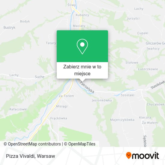 Mapa Pizza Vivaldi