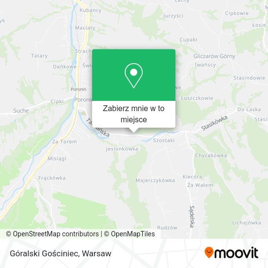 Mapa Góralski Gościniec