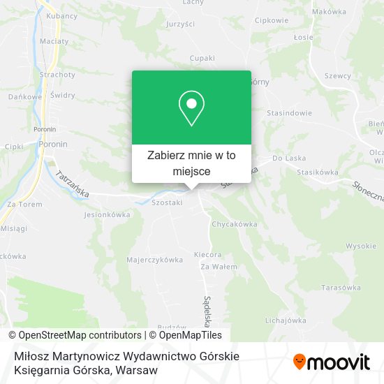 Mapa Miłosz Martynowicz Wydawnictwo Górskie Księgarnia Górska