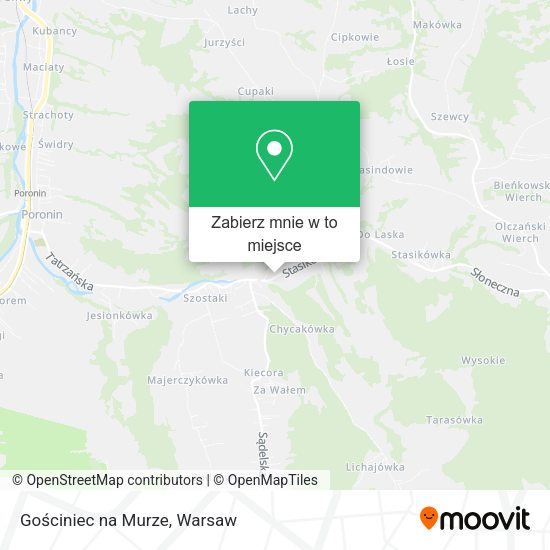 Mapa Gościniec na Murze