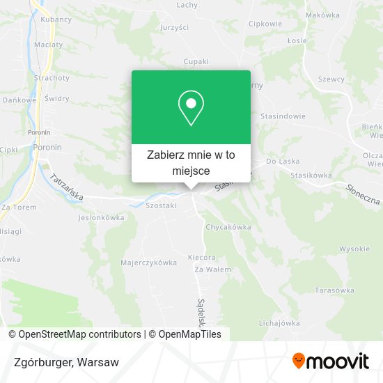 Mapa Zgórburger