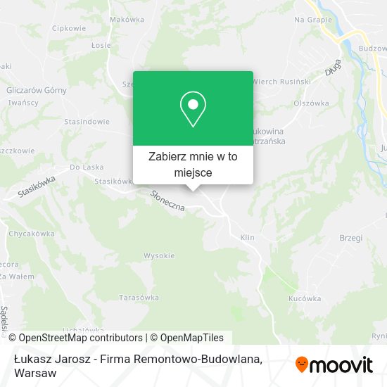 Mapa Łukasz Jarosz - Firma Remontowo-Budowlana