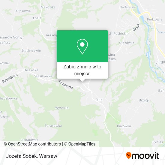 Mapa Jozefa Sobek