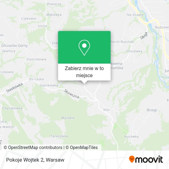 Mapa Pokoje Wojtek 2