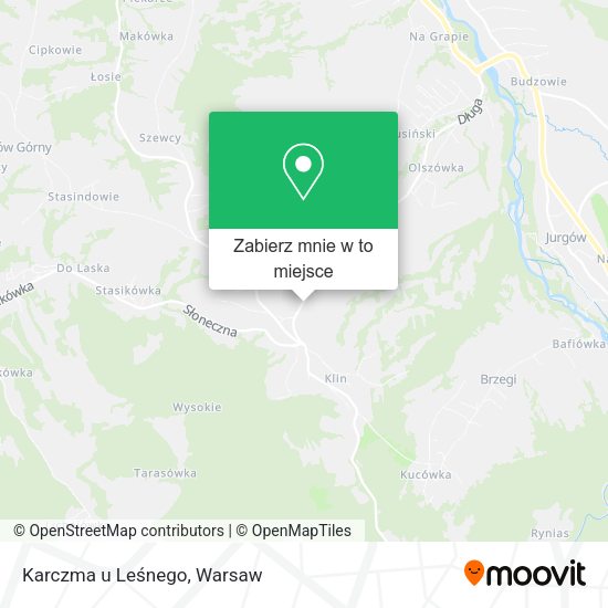 Mapa Karczma u Leśnego