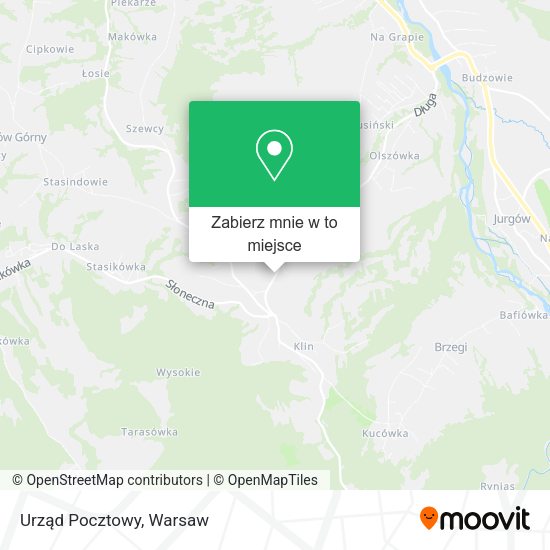 Mapa Urząd Pocztowy