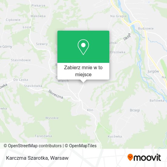 Mapa Karczma Szarotka