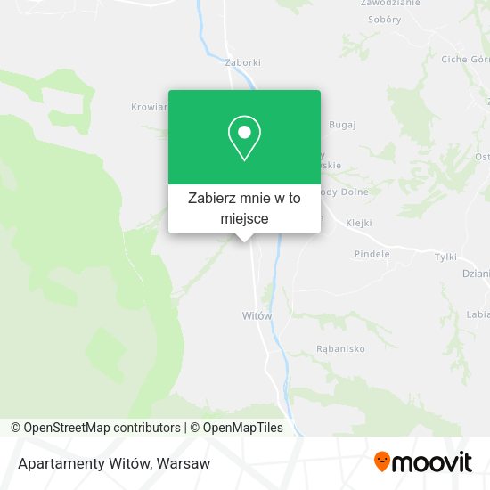 Mapa Apartamenty Witów