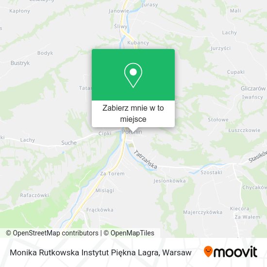 Mapa Monika Rutkowska Instytut Piękna Lagra