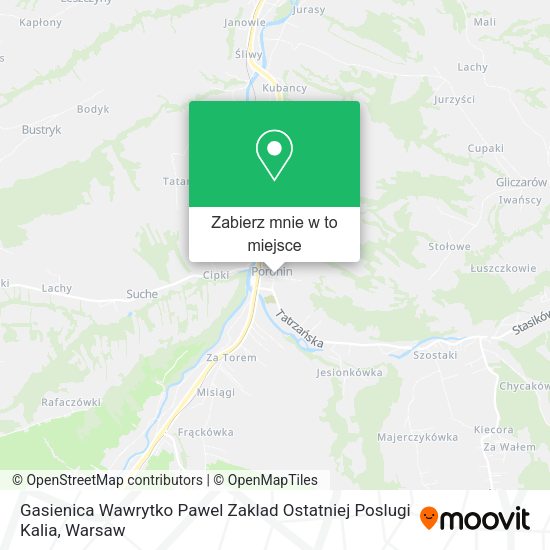 Mapa Gasienica Wawrytko Pawel Zaklad Ostatniej Poslugi Kalia