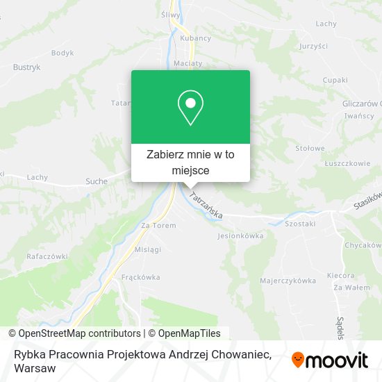 Mapa Rybka Pracownia Projektowa Andrzej Chowaniec