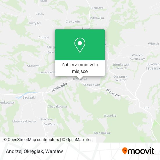 Mapa Andrzej Okręglak