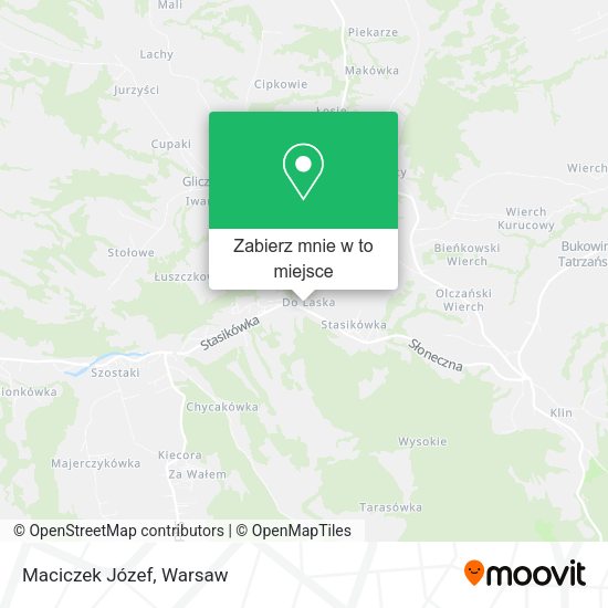 Mapa Maciczek Józef