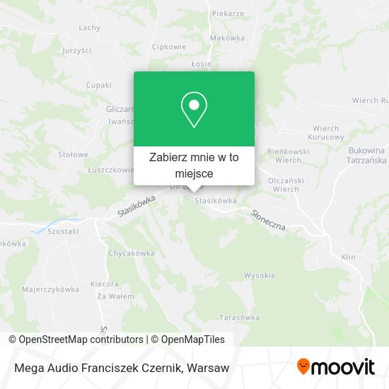 Mapa Mega Audio Franciszek Czernik