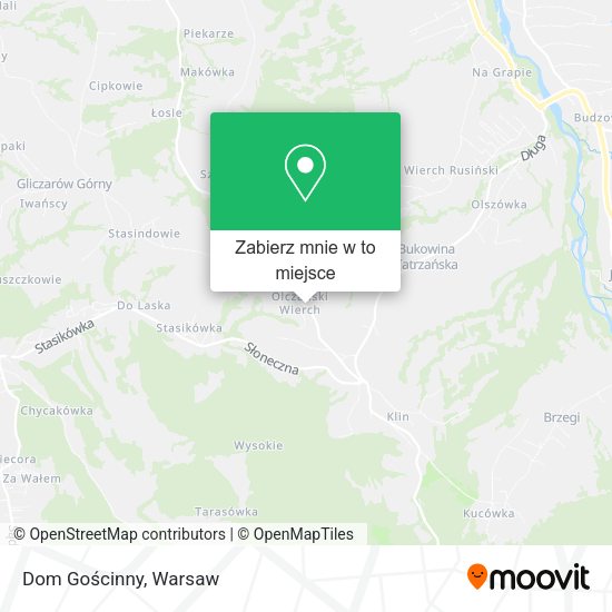 Mapa Dom Gościnny