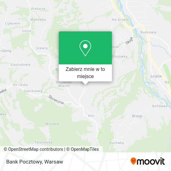 Mapa Bank Pocztowy