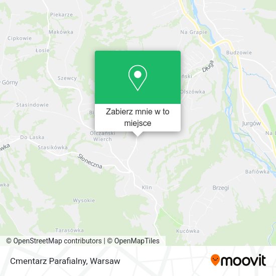 Mapa Cmentarz Parafialny