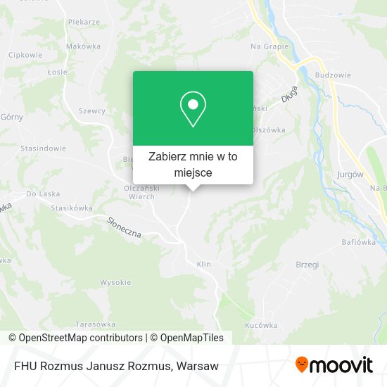 Mapa FHU Rozmus Janusz Rozmus