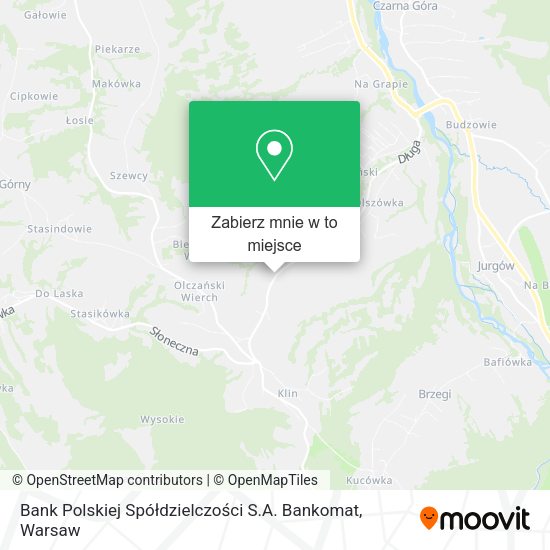 Mapa Bank Polskiej Spółdzielczości S.A. Bankomat