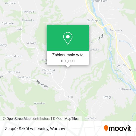 Mapa Zespół Szkół w Leśnicy