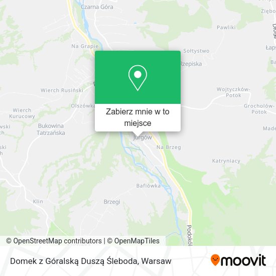 Mapa Domek z Góralską Duszą Śleboda