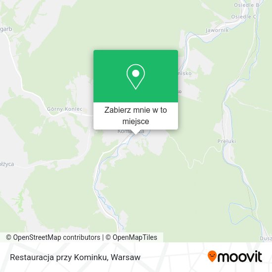 Mapa Restauracja przy Kominku