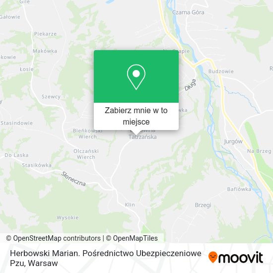 Mapa Herbowski Marian. Pośrednictwo Ubezpieczeniowe Pzu