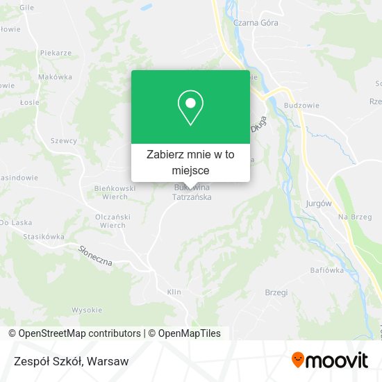 Mapa Zespół Szkół